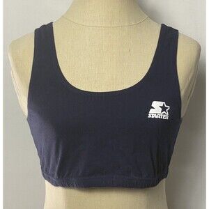 Starter Women Sports Bra Size 40 Navy Blue